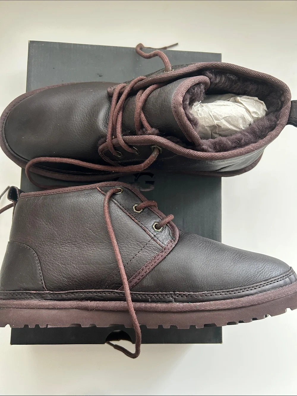 UGG Men's Dark Brown Neumel Boots